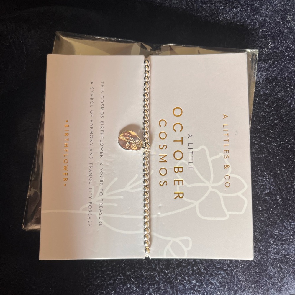 Silver October Cosmos Bracelet